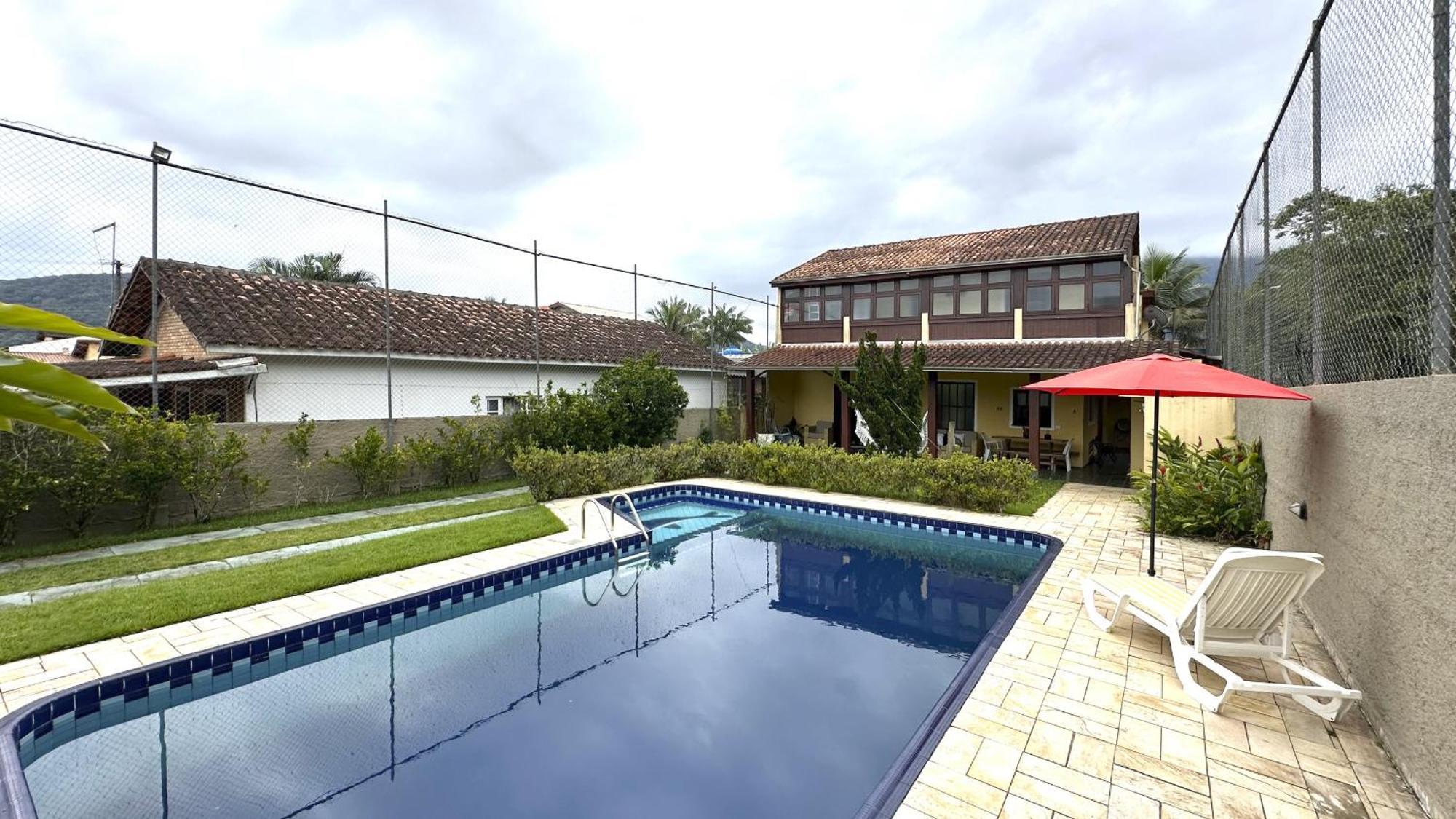 Casa C Piscina A 700M Da Praia De Caraguatatuba Sp Zewnętrze zdjęcie