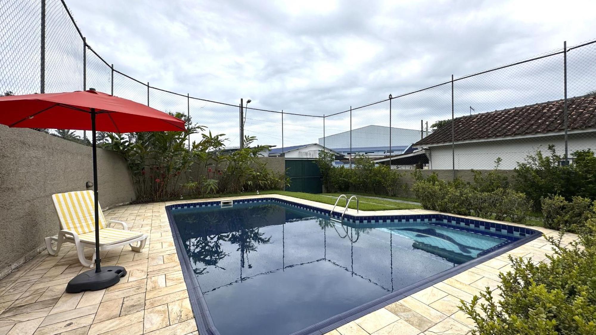 Casa C Piscina A 700M Da Praia De Caraguatatuba Sp Zewnętrze zdjęcie