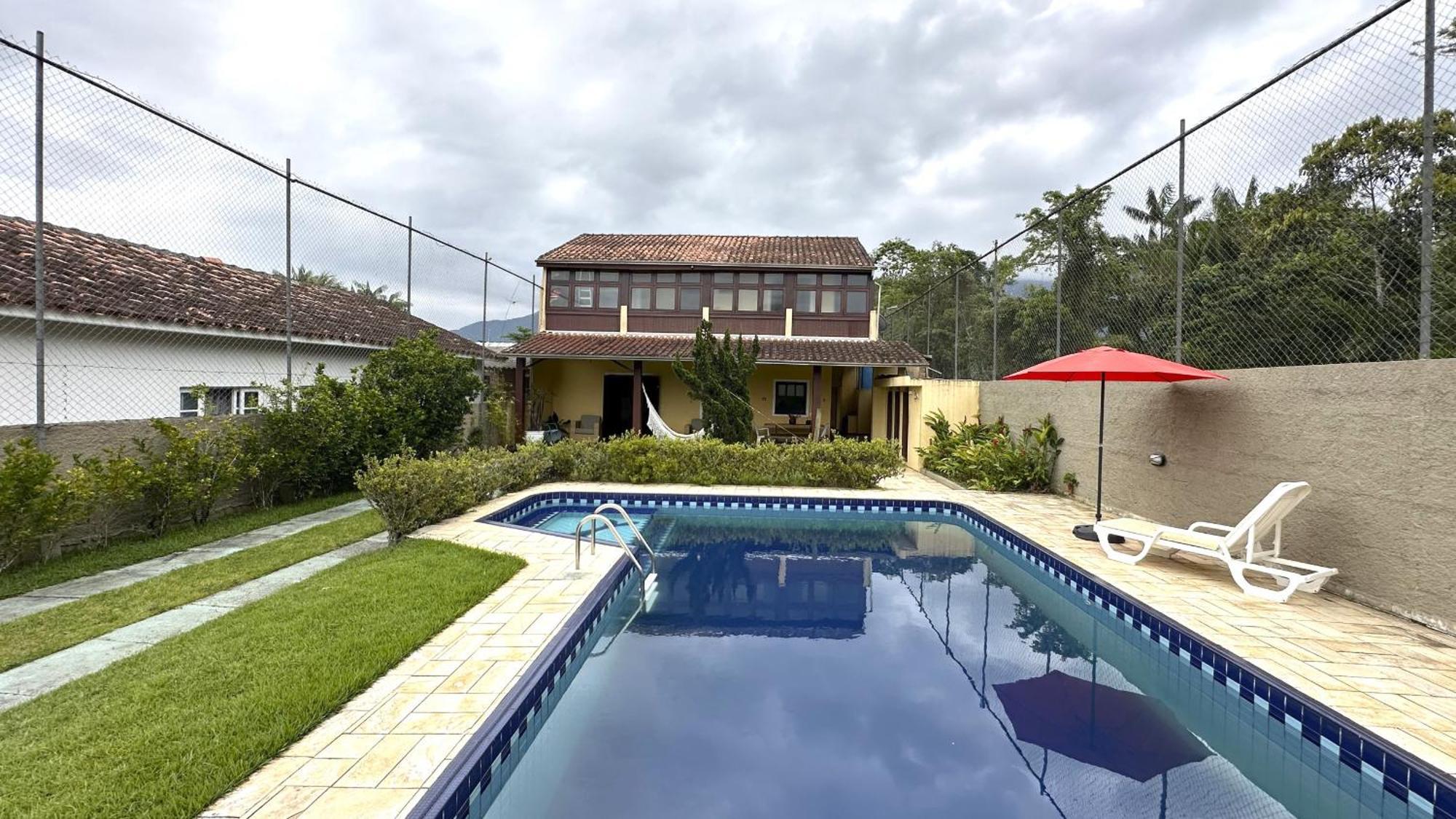 Casa C Piscina A 700M Da Praia De Caraguatatuba Sp Zewnętrze zdjęcie